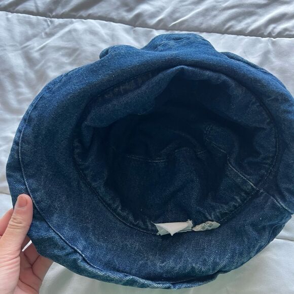 Offer a Price Vintage Collectif Bucket Hat Blue Denim One Size 100% cotton - Picture 4 of 8